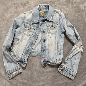 Abercrombie and Fitch - Women’s size Medium Distressed Denim Jacket